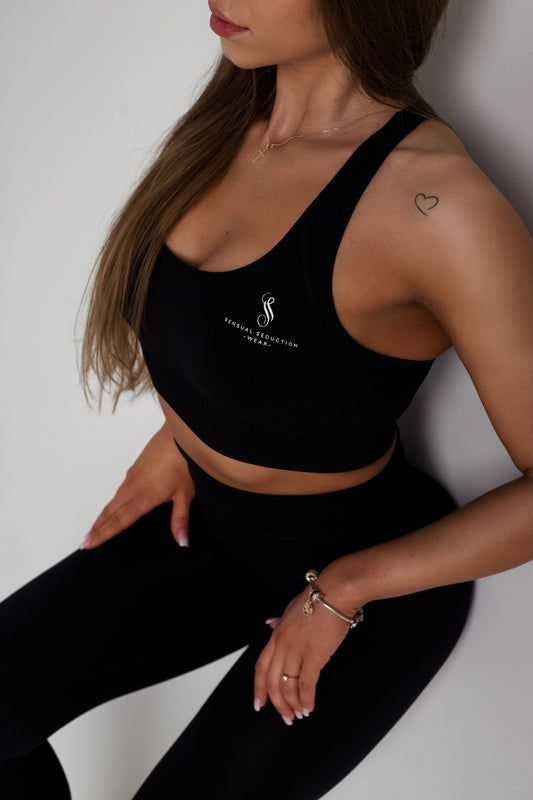 Sportinė liemenėlė LUXE Black