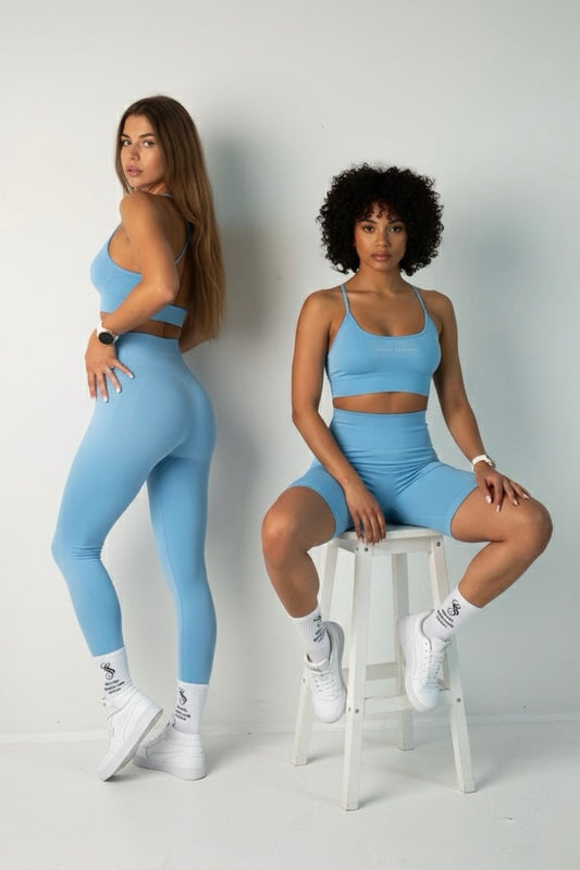 Freedom Seamless Blue sportiniai šortai