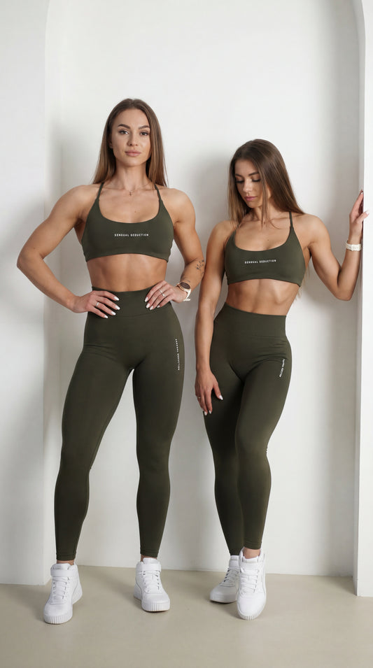 Sculpt Seamless Army sportinės tamprės